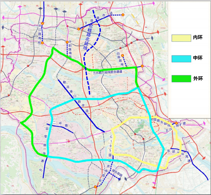 勒流港口路改造工程项目,百安路快速化改造工程,伦桂路北延线等,同步