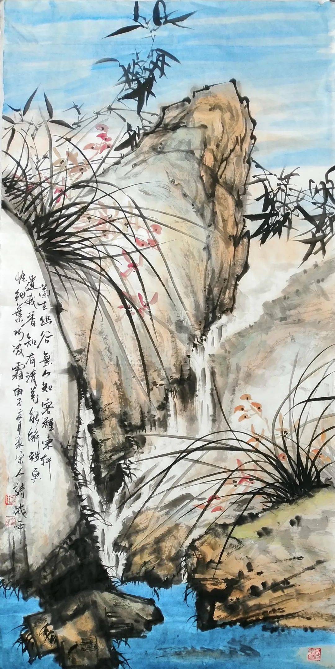 君子如兰——残疾画家陈水平的画