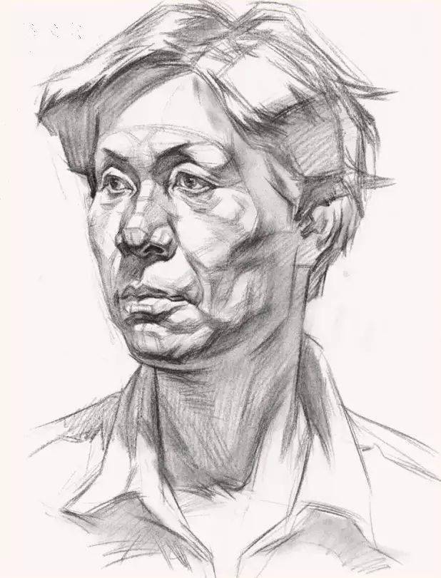 教程实用素描头像结构图解析