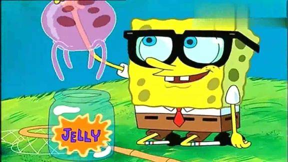 海绵宝宝戴上眼镜的海绵宝宝满满轻熟男的感觉