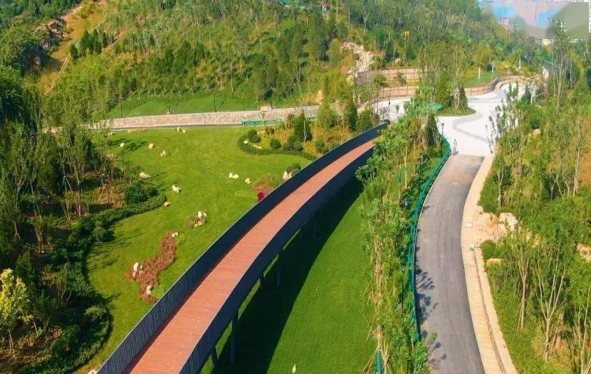 和平东路文化绿廊三条主廊,茂岭山路和浆水泉路两条观山廊道,大辛河和