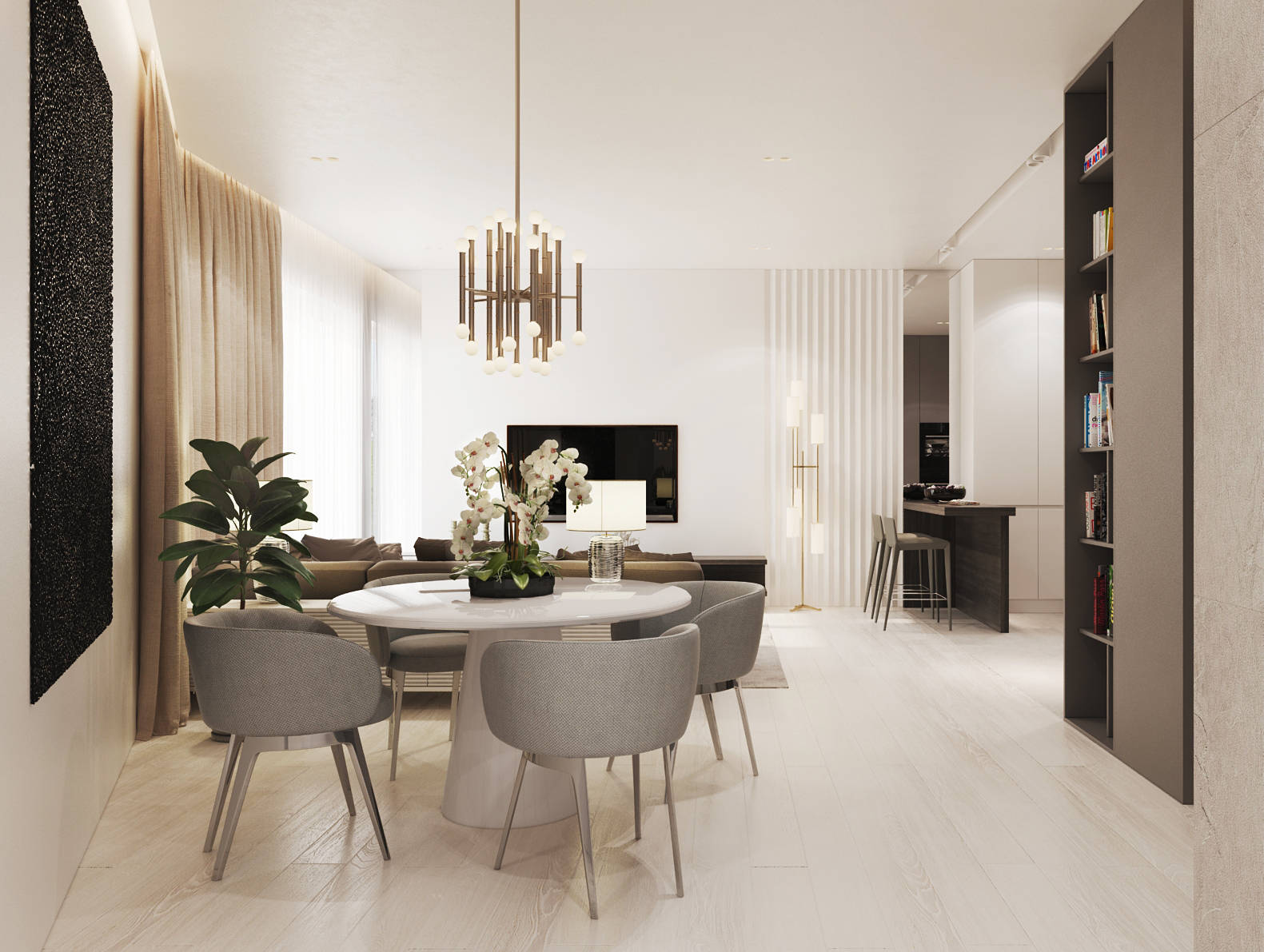 成都150㎡轻奢风,恰到好处的极简设计,全屋精致又舒适的生活