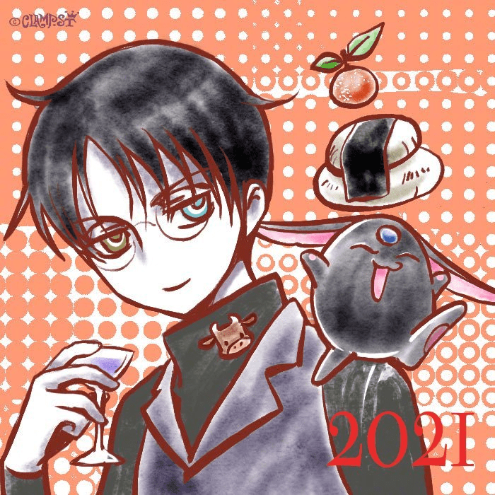 clamp新年贺图 摩可拿 & 四月一日君寻《beastars》板垣巴留 新年贺图