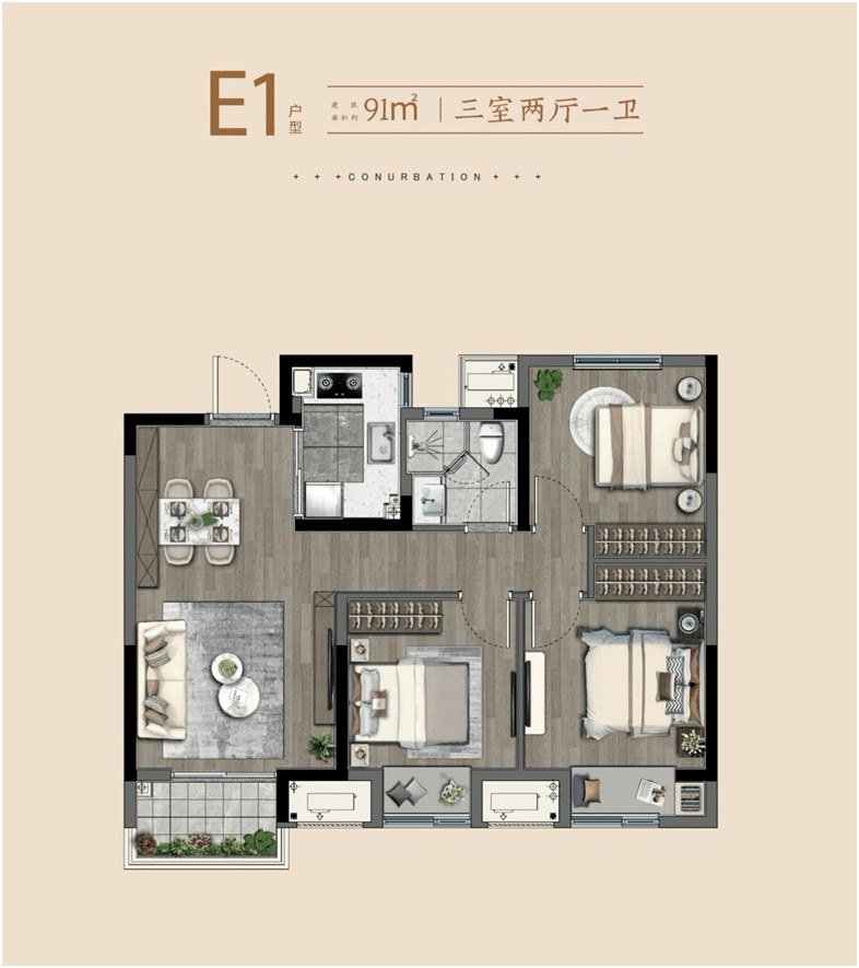 景瑞悦庭户型图图片