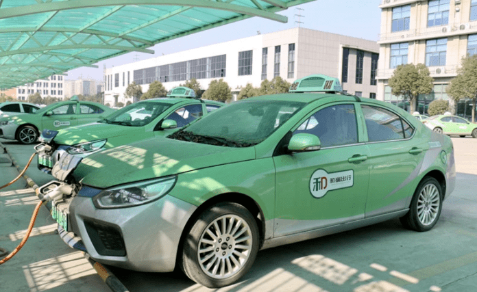 安徽诞生首家纯电动车出租车企业