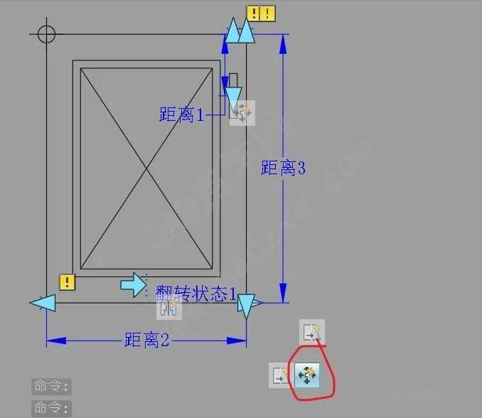 看似簡單實際坑位很多的cad門板動態塊製作教程