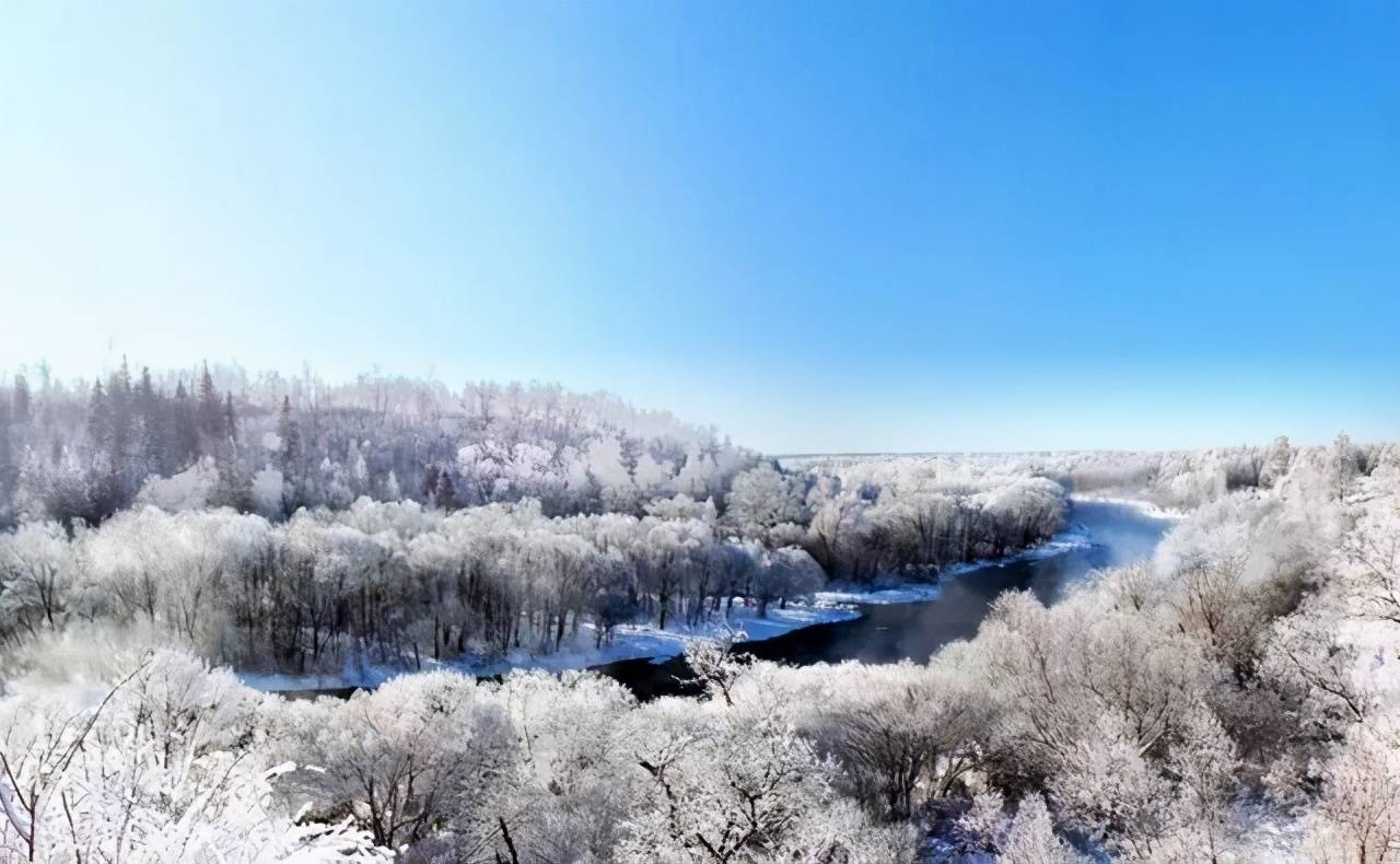 黑龍江伊春中國冬天最純淨的城市感受最自然的雪景