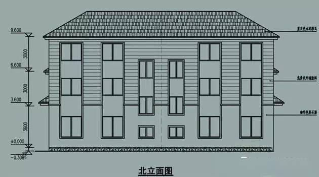 農村兄弟雙拼別墅戶型三 戶型基本信息