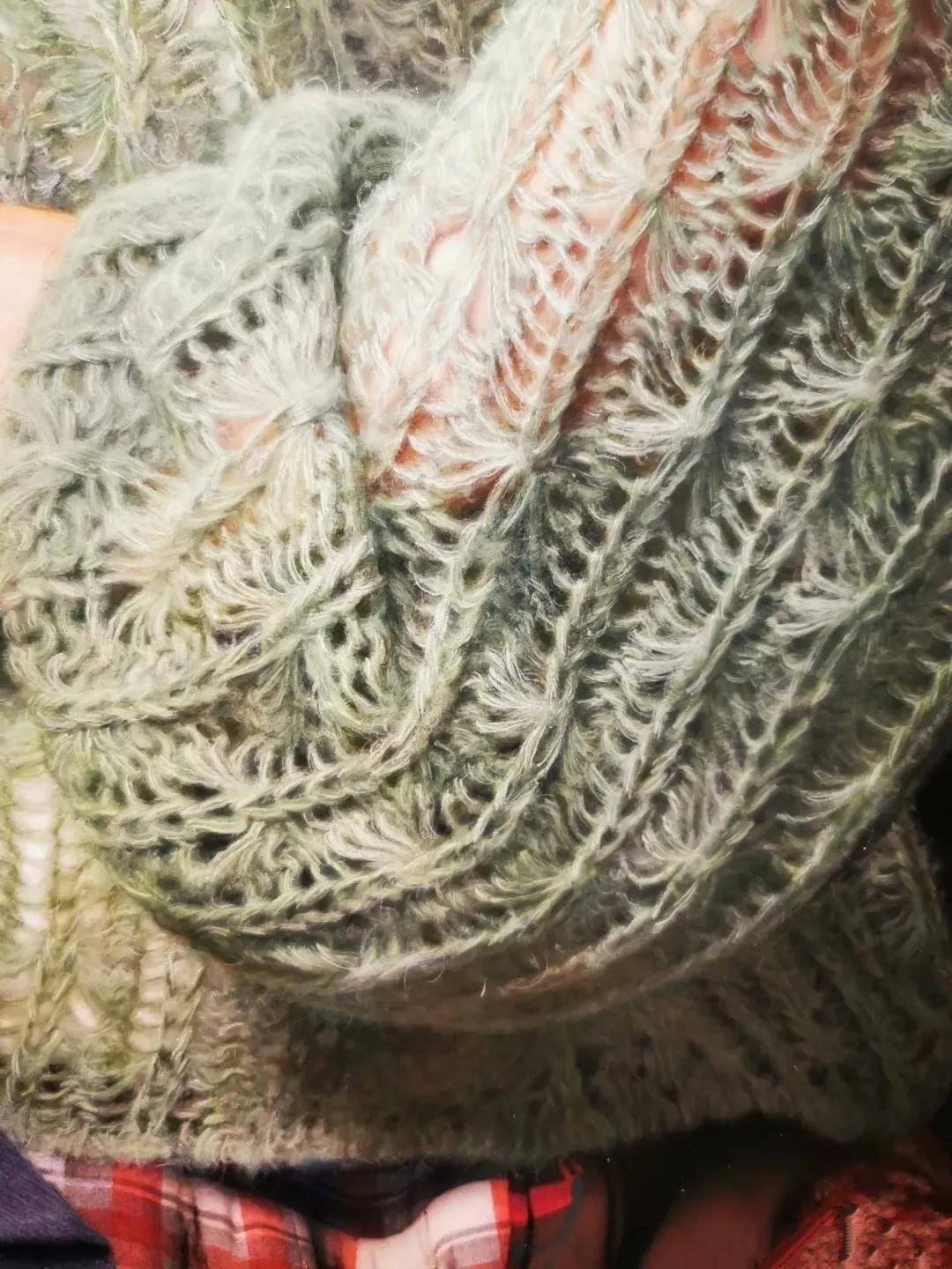 冷军超写实作品《小姜》拍出7015万天价!专家:这拍卖得真值_毛衣