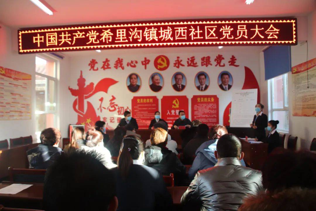 选好"当家人",开启新征程——希里沟镇全面完成村(社区)党组织换届