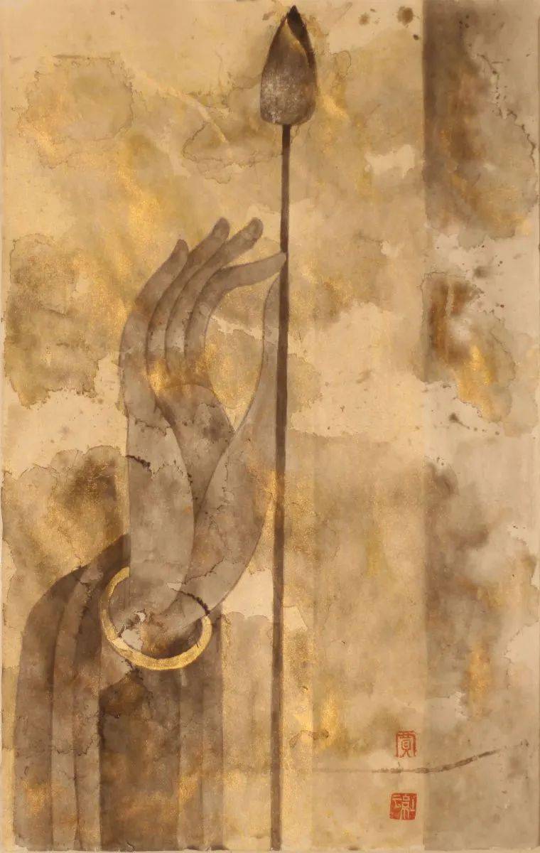 她倾泻毕生的精力用笔墨来阐释佛理禅意