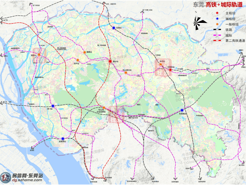 其中1號線,3號線均經過鬆山湖,並且與深圳地鐵進行銜接,具體為東莞1號