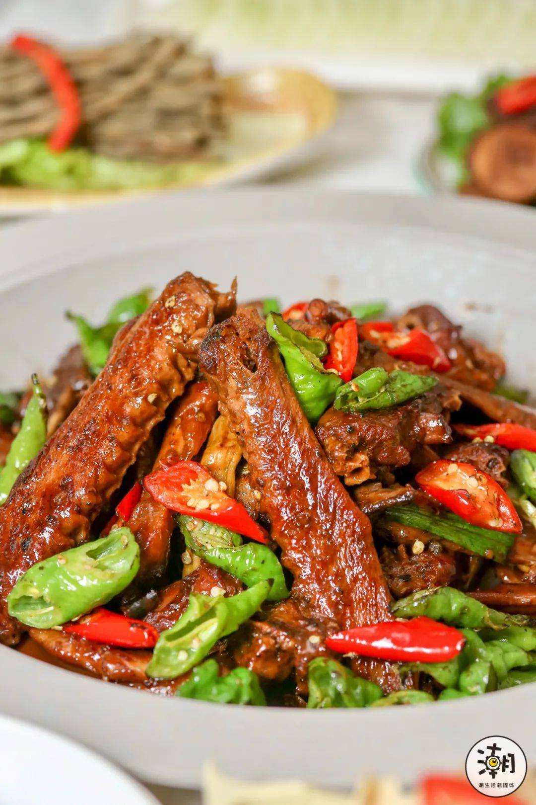 %ub7 椒麻鲍汁掌翼锅 %ub7"解锁鹅的3种神仙吃法"到店必点温馨的暖