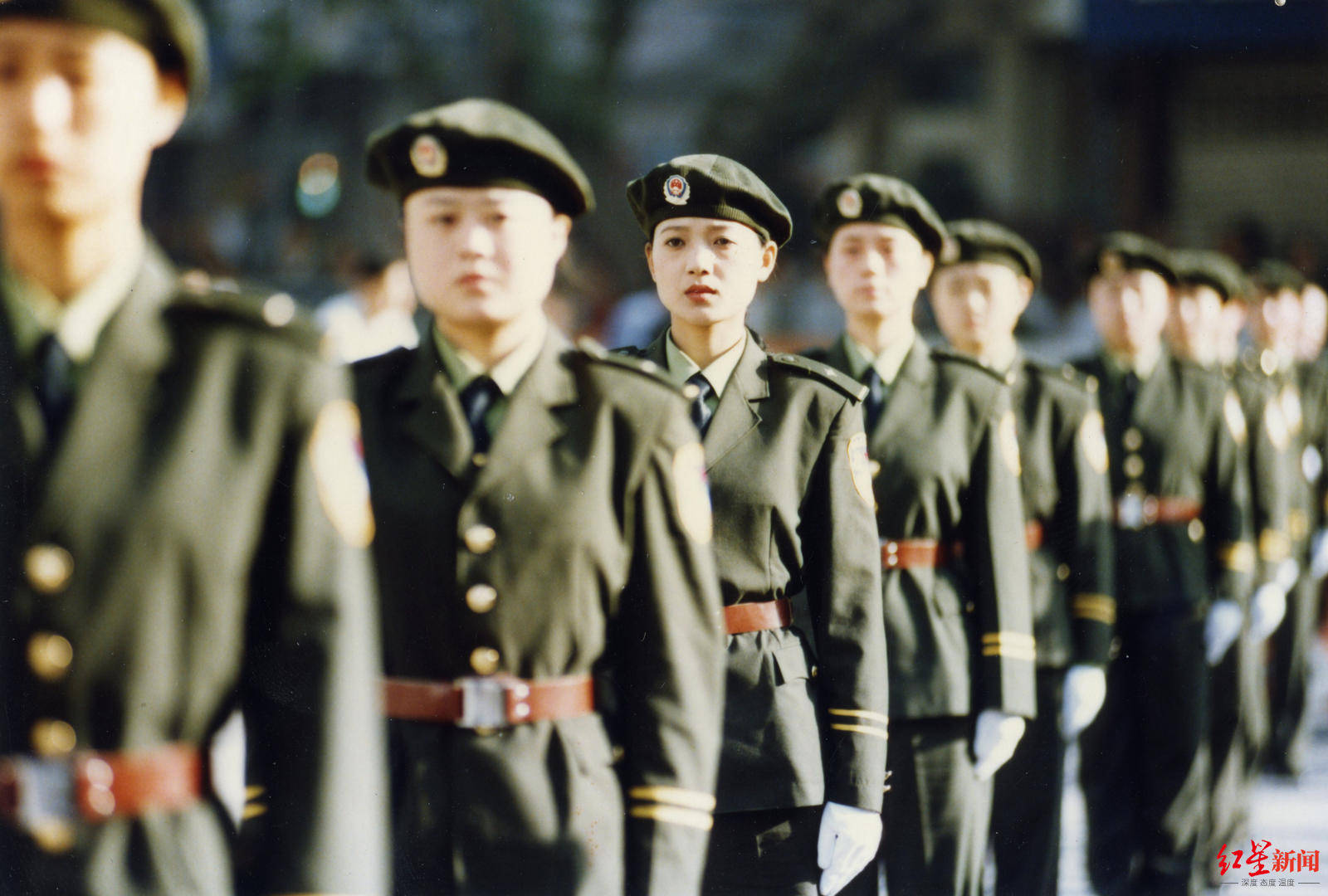 上世纪90年代,成都公安誓师大会看!