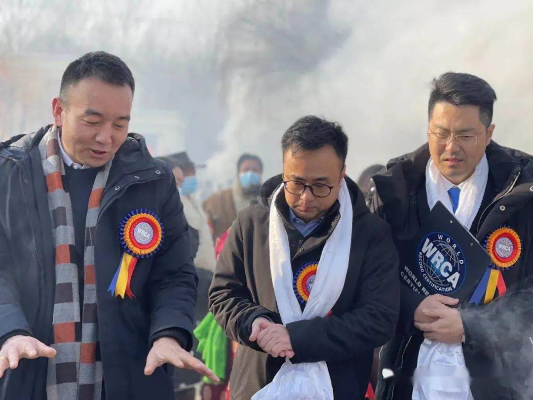 政府副县长尕藏东智在开幕式上致词认证现场黄南州委一级巡视员马明生