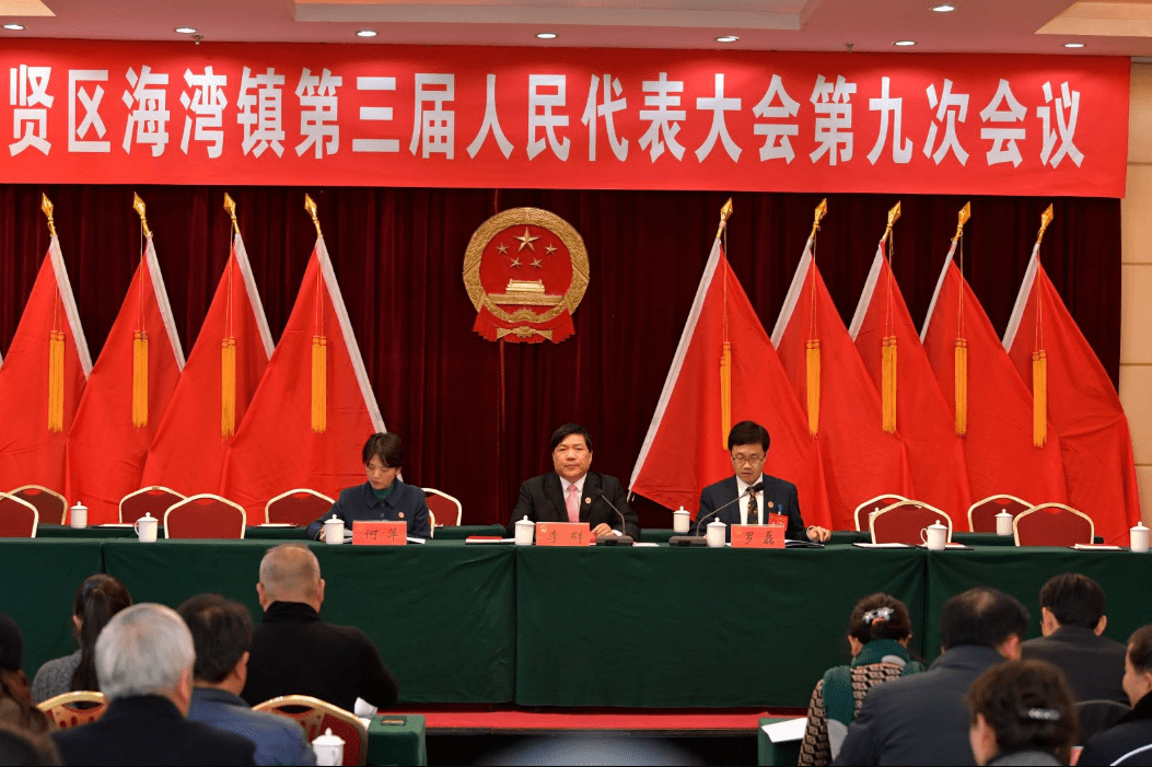 1,听取和审议奉贤区海湾镇人民政府工作报告;2,审议奉贤区海湾镇人民