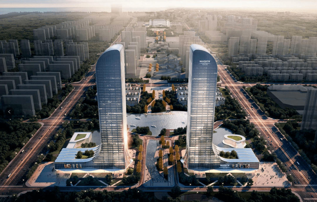 (滁州双子塔效果图)