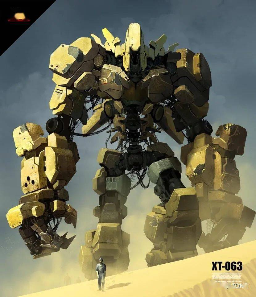 靓图画师rezailyasa科幻机甲战士插画作品欣赏