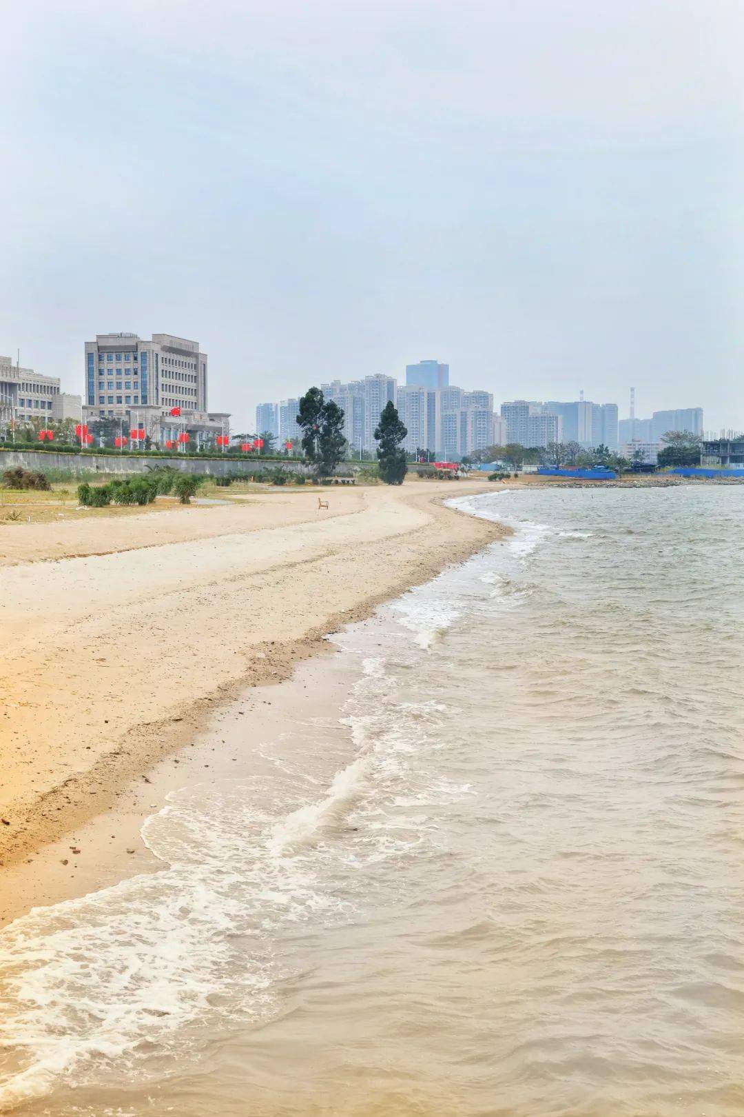 广州南沙湾沙滩图片