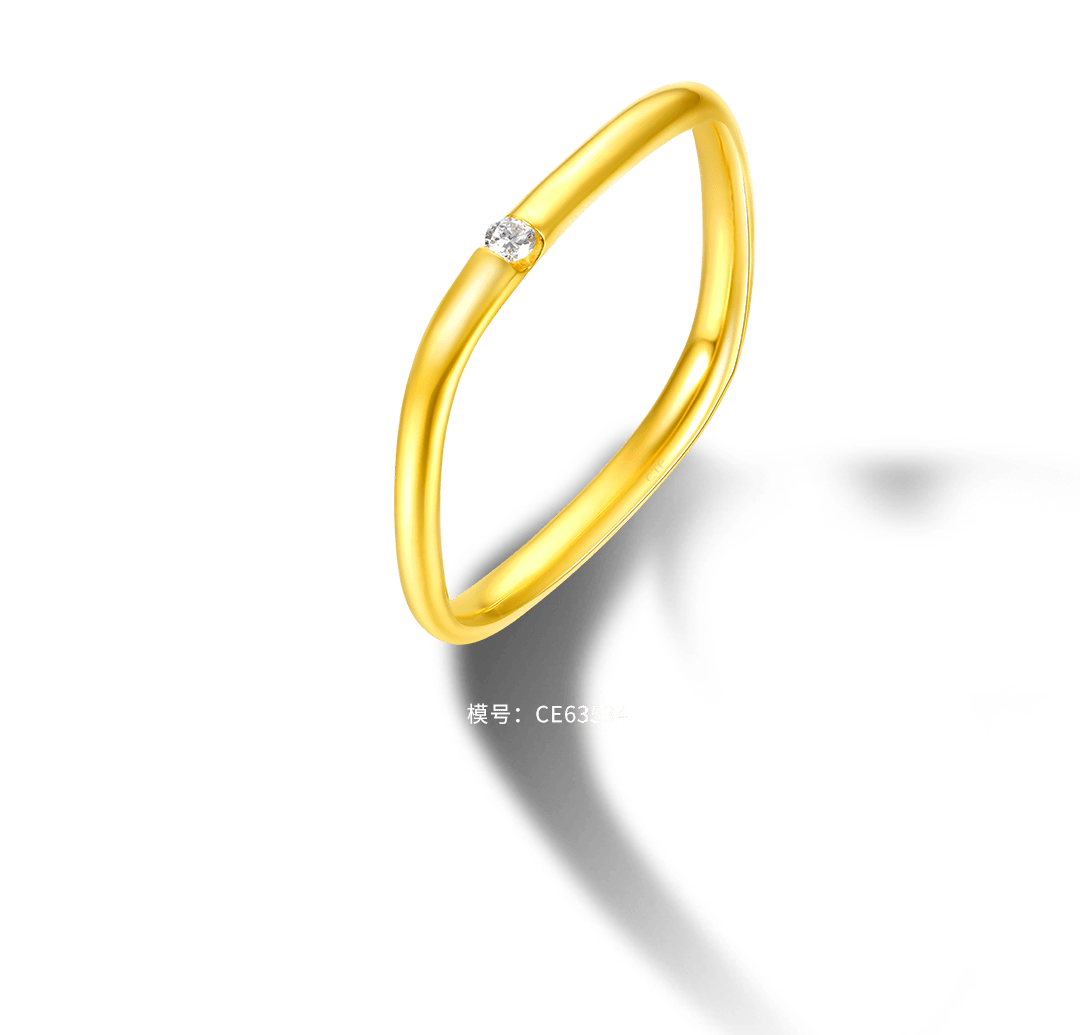 周大福小方戒她的例外值得至真以待