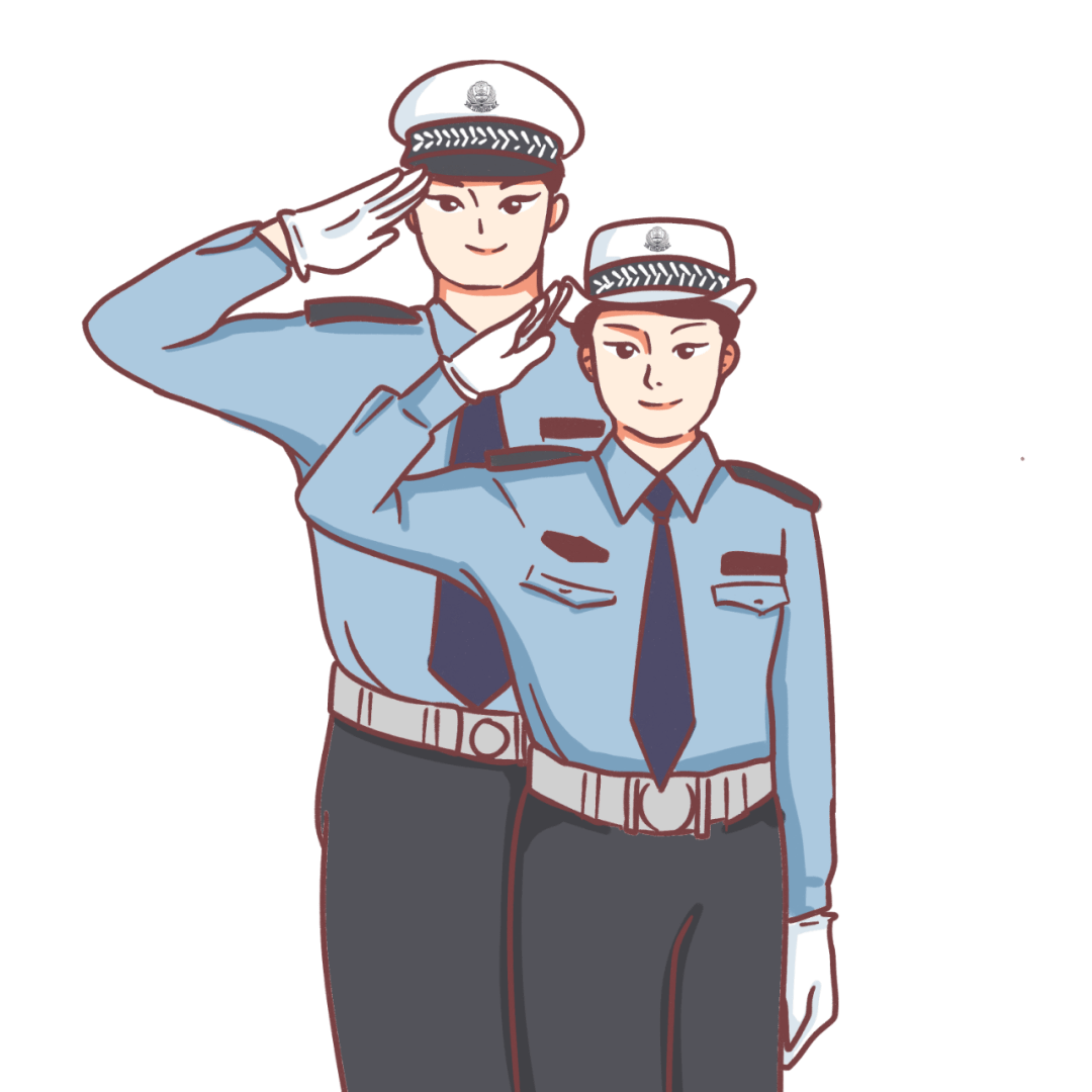 中国人民警察节送你一朵小红花