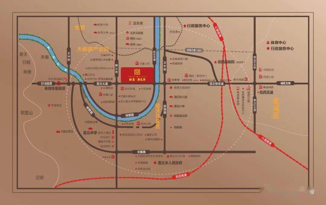 融鑫·康龙府位于莲云大道与步文大道交汇处,北邻资福新区,路网通达