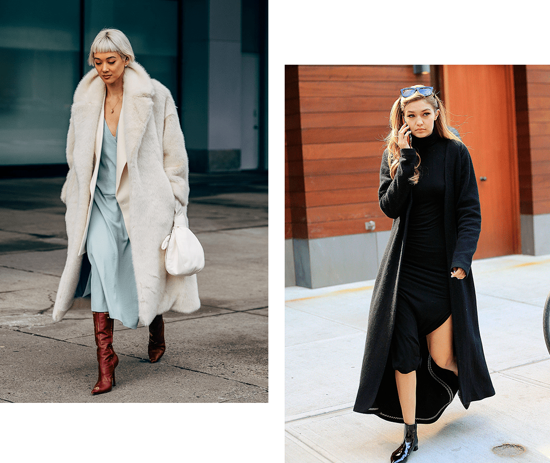 服装搭配长大衣平底鞋2021冬天最火穿搭太太太好看了