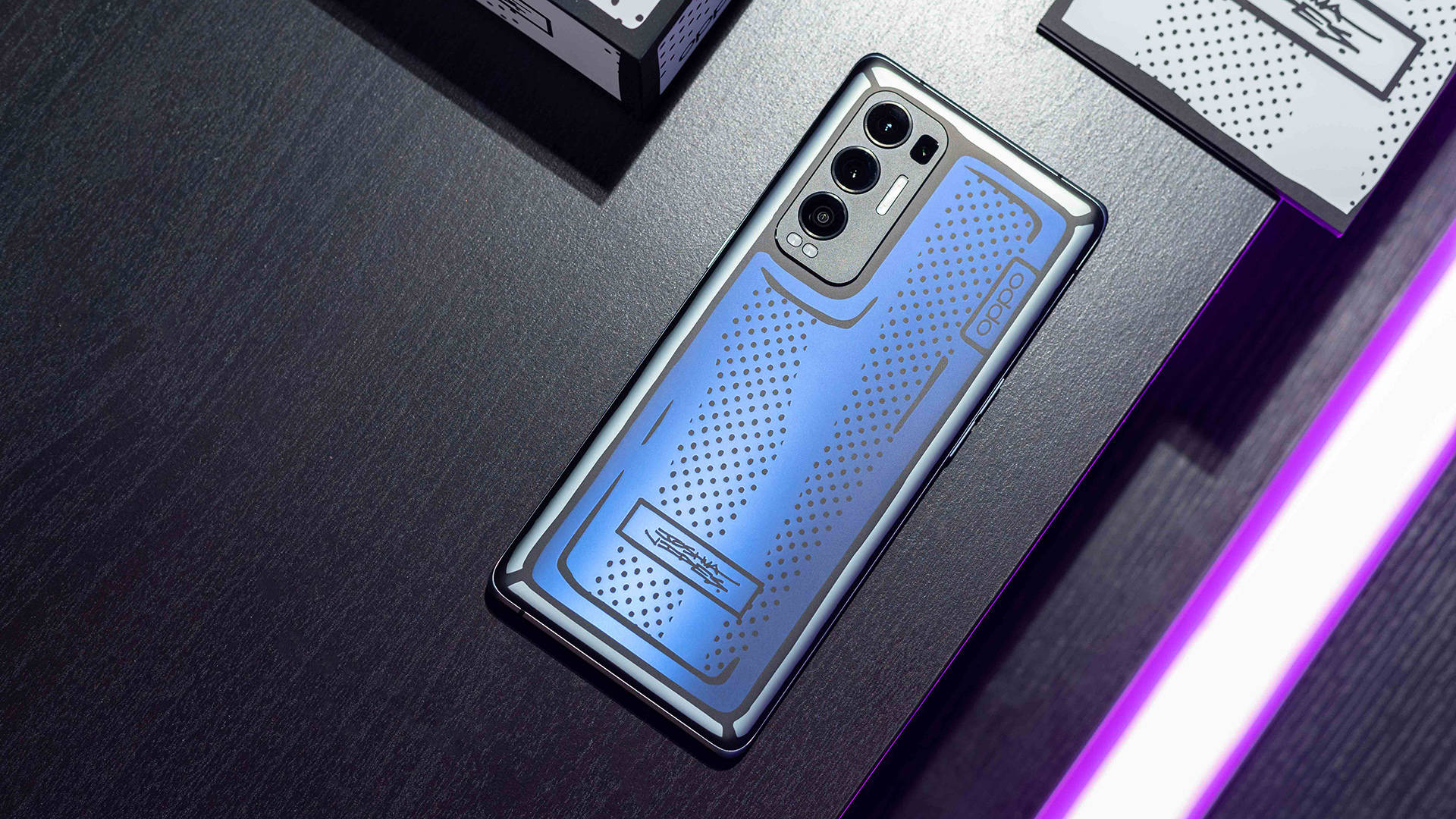 电致变色 惊艳动人 oppo reno5 pro 艺术家限定版图赏_手机搜狐网