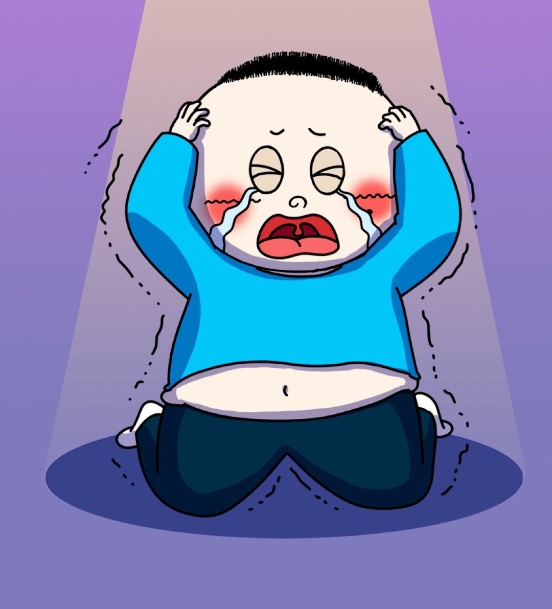 只要生病就叽叽歪歪奄奄一息你老公也这样么