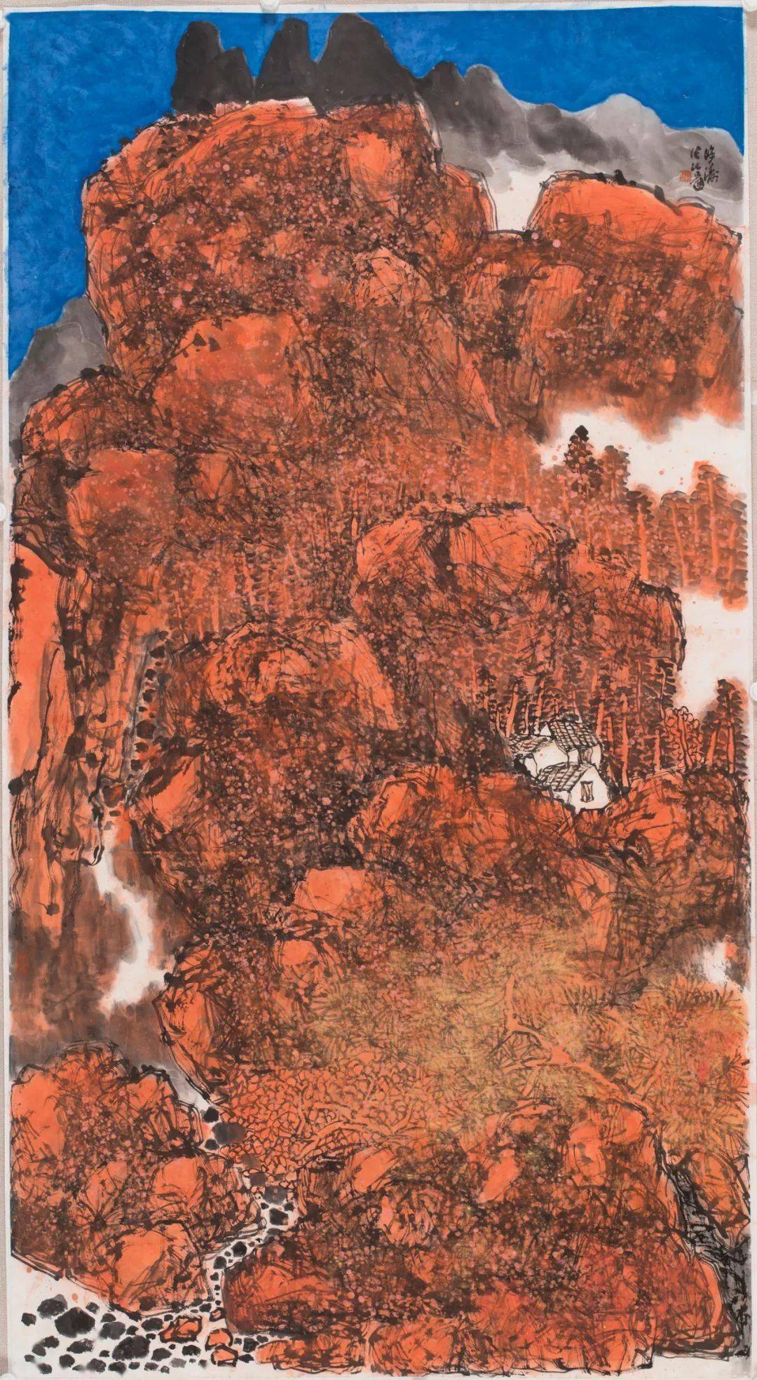 山无俗路藏高士杨永涛 山居秋韵周斌 太行秋韵管海龙 山水丁保国