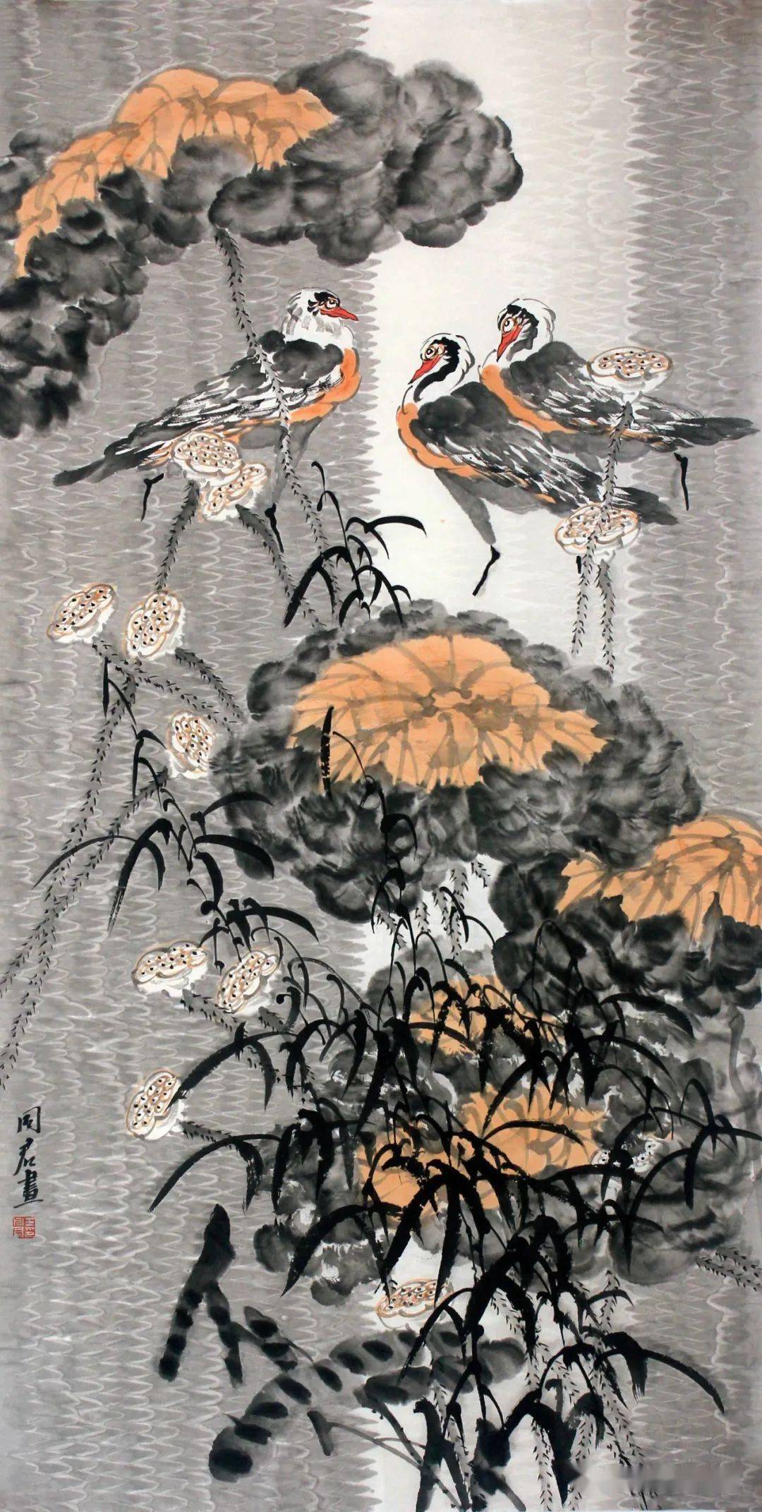 价格:协商尺寸:136cmx68cm名称:花鸟画作者:王同君作品来自画家本人