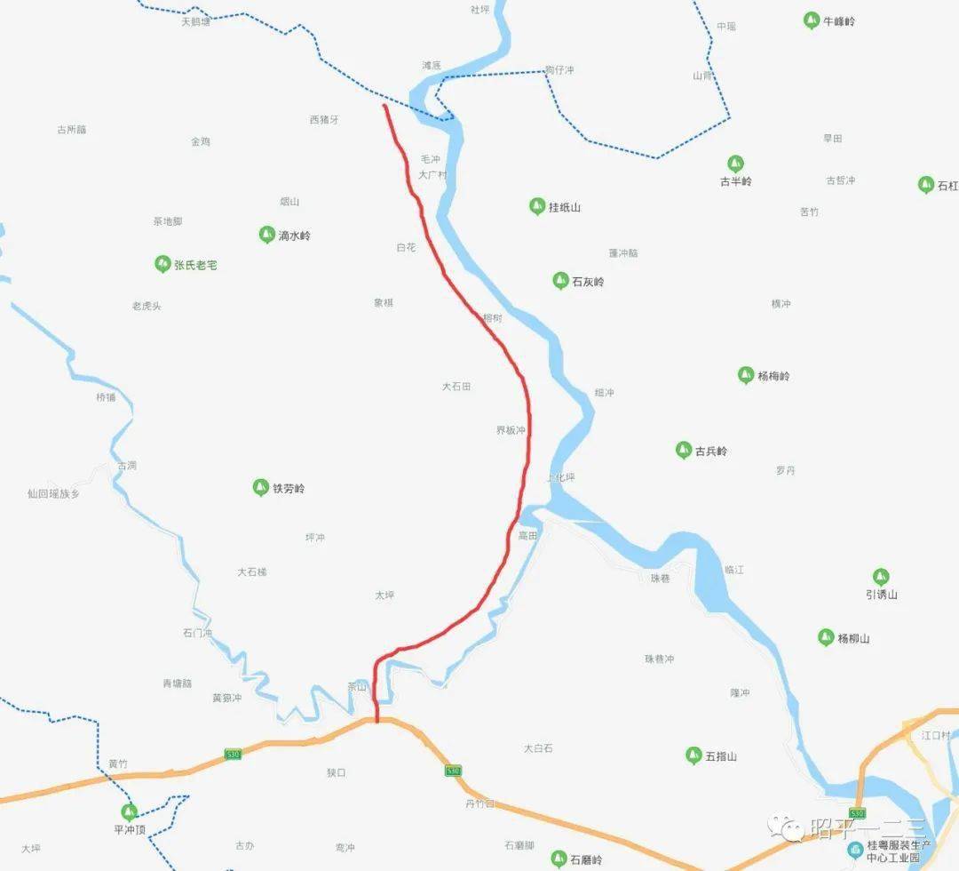 昭乐高速途径线路图图片
