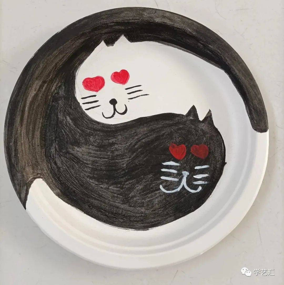 幼儿园另类手工盘子画看完大开眼界