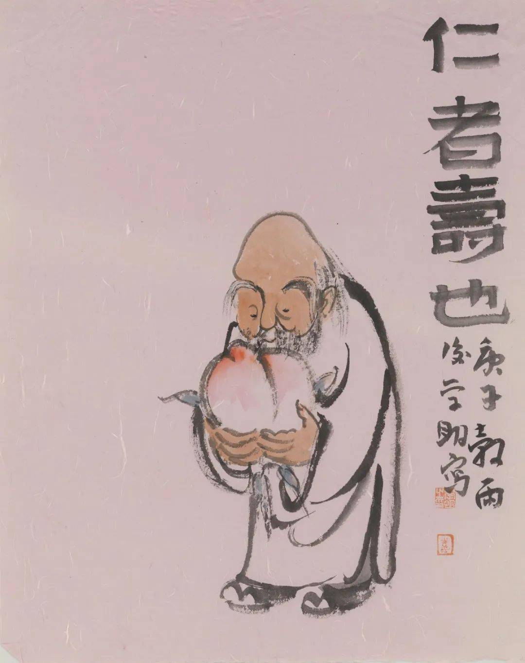 李学明笔墨里的年味