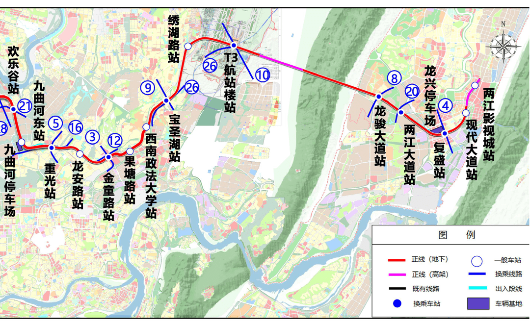 重庆轨道15号线线路图图片