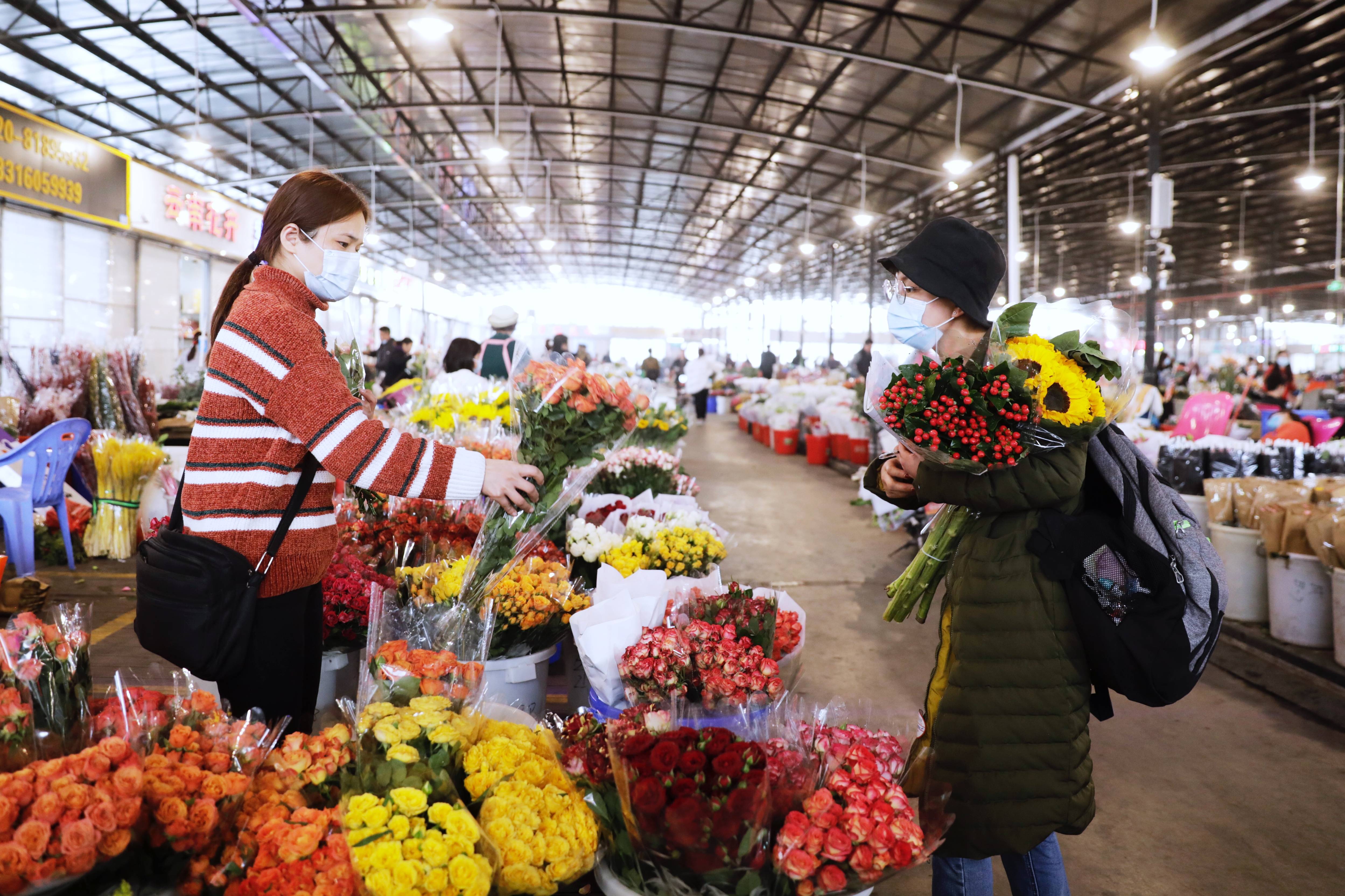 花市规模相继 缩水 广州买花还有这个好去处 市场