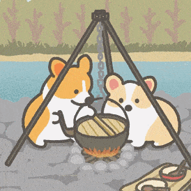 日本插画师笔下的小短腿柯基太太太可爱了