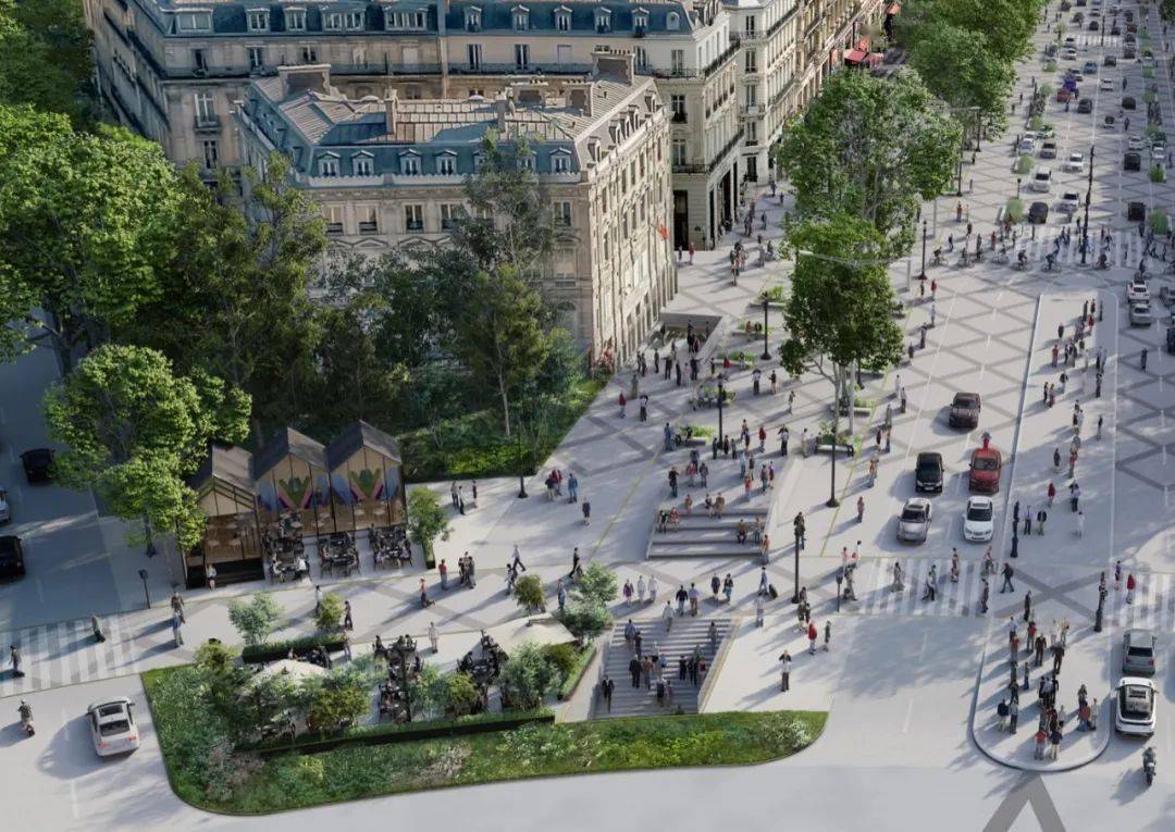 2024巴黎香榭丽舍大道即将大变身!_改造