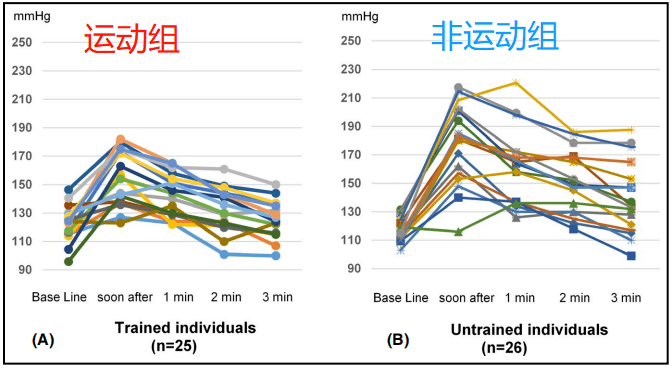 一日血压变化图图片