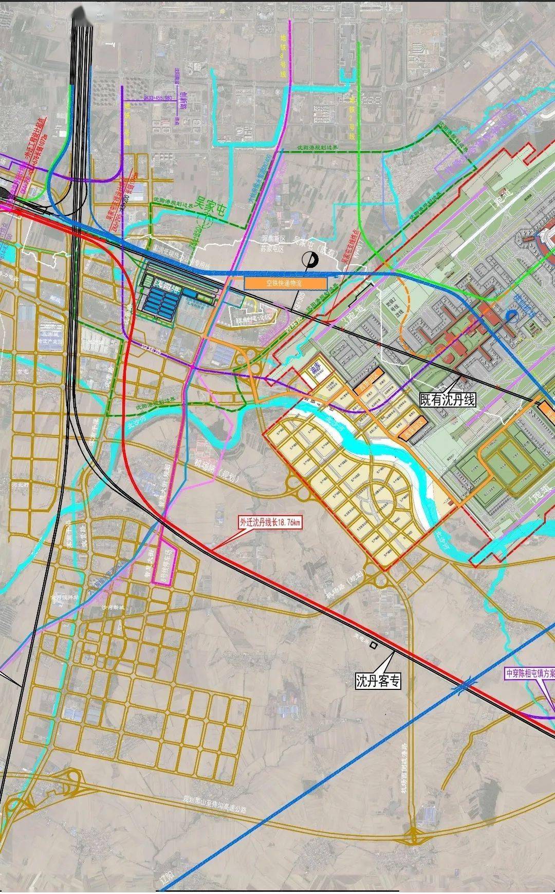 沈阳桃仙机场扩建将实现高铁航空市政交通零距离交通衔接