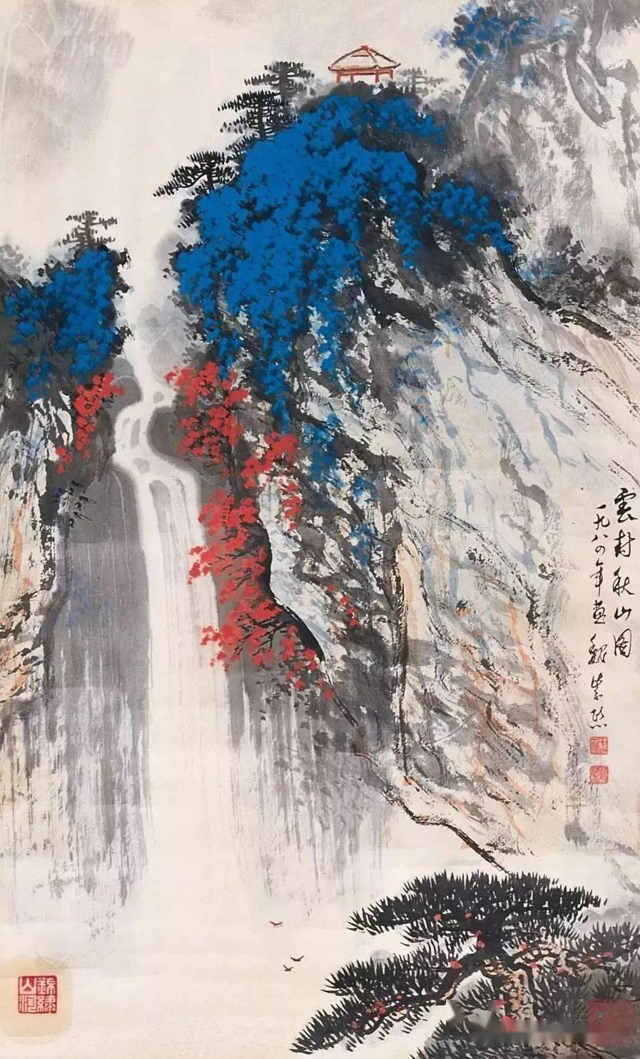 金陵大家魏紫熙，50张山水画作品精选！_笔墨