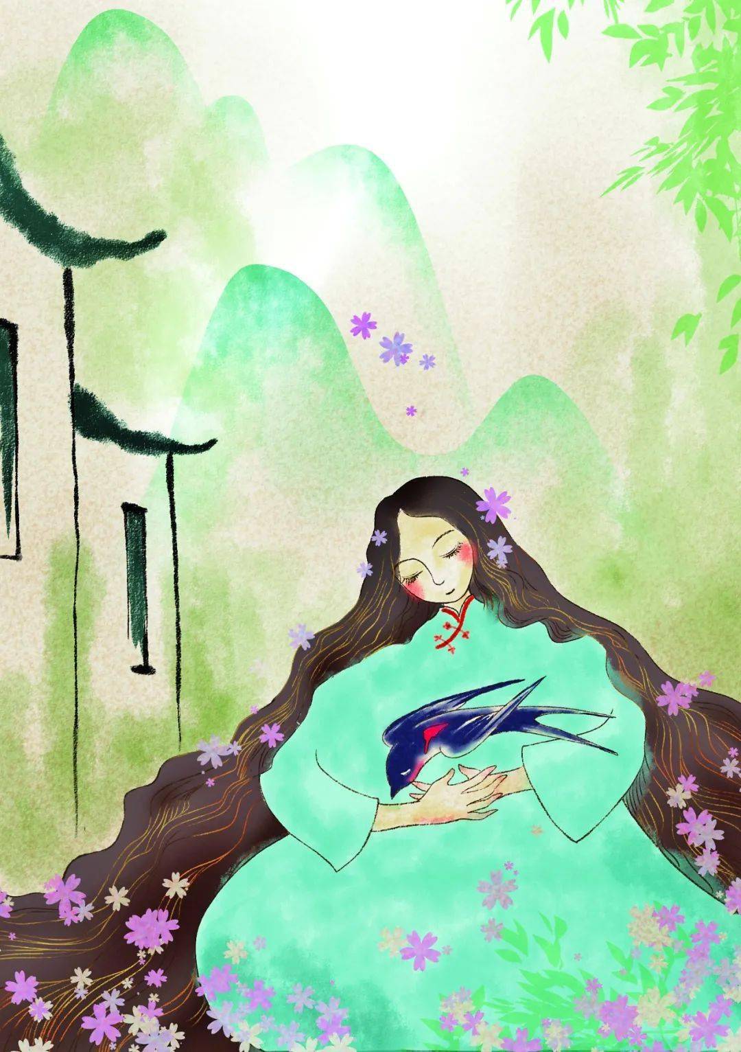 《拇指姑娘》插图《夜莺》插图《野天鹅》插图其次,阅读是体会文字