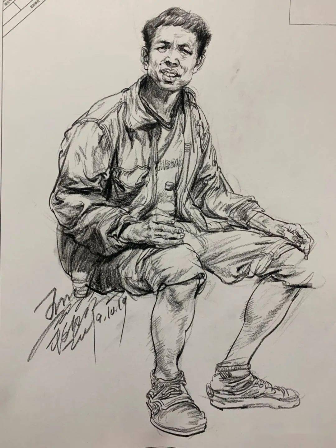 写意与神韵并存 王朋飞 近作 赏析_速写