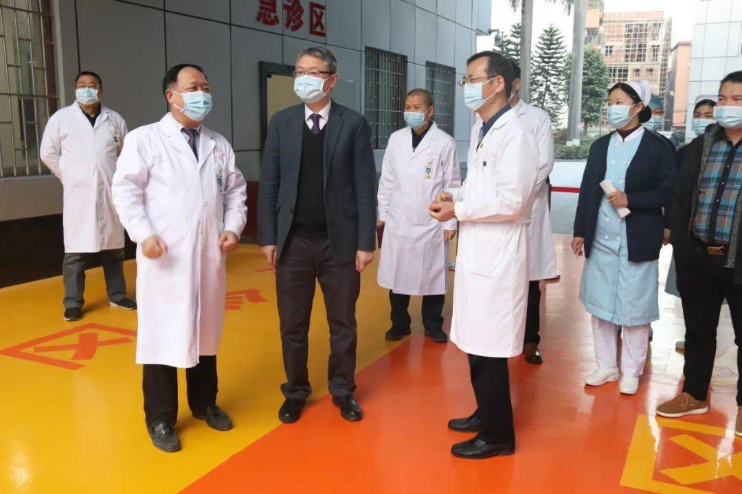 陈国强院长带队至禅城医院检查指导工作