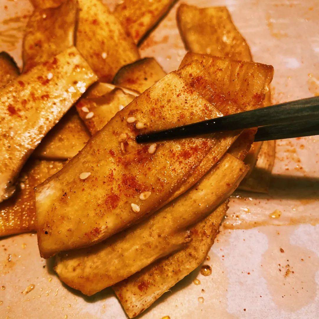 烤杏鲍菇水果切片,果干模式,90度2小时烤果干先把小馒头和年糕,鱼豆腐