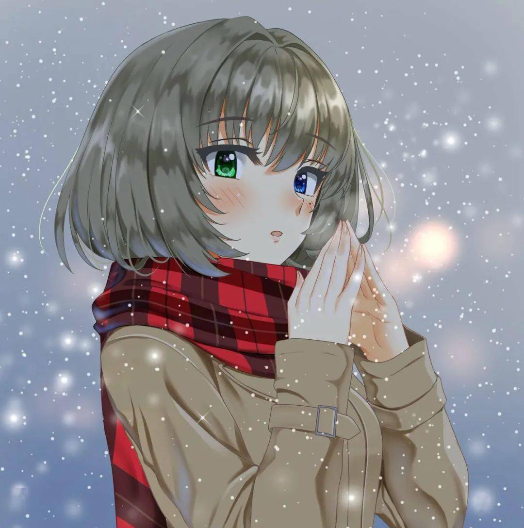 萌点狙击可爱满分藏在围巾里的温柔发丝乌贼耳mm参上