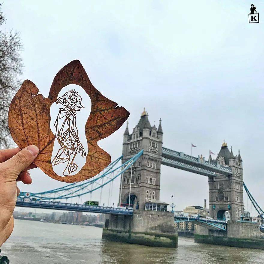 最终他找到了自己最钟爱的那一种:叶雕画所有这些,毫无艺术背景的他都