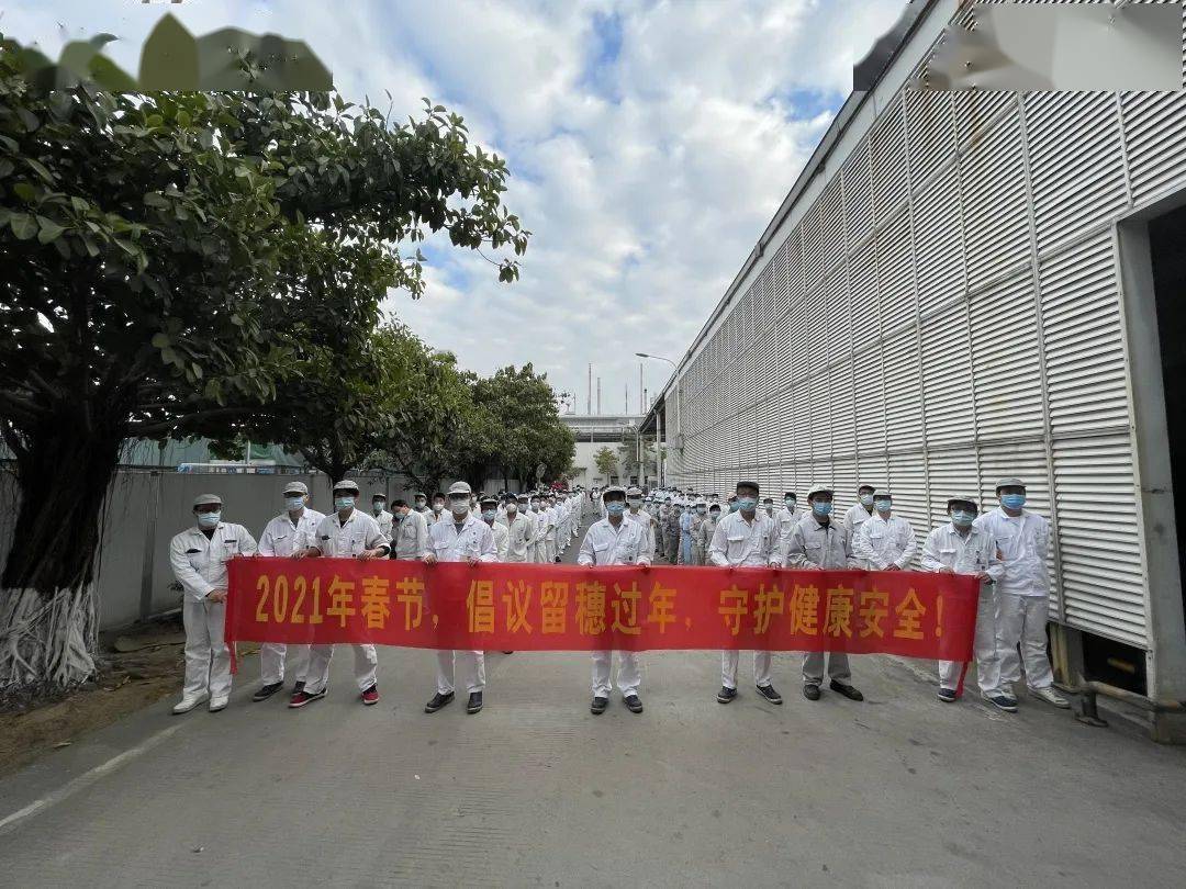 合成树脂三科举行2021年春节留穗过年倡议活动