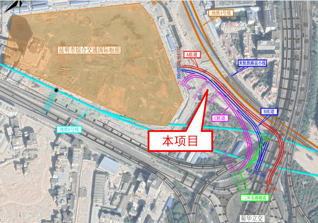 好消息長水機場擬新增一座地鐵站菊華立交將新建三條專用匝道