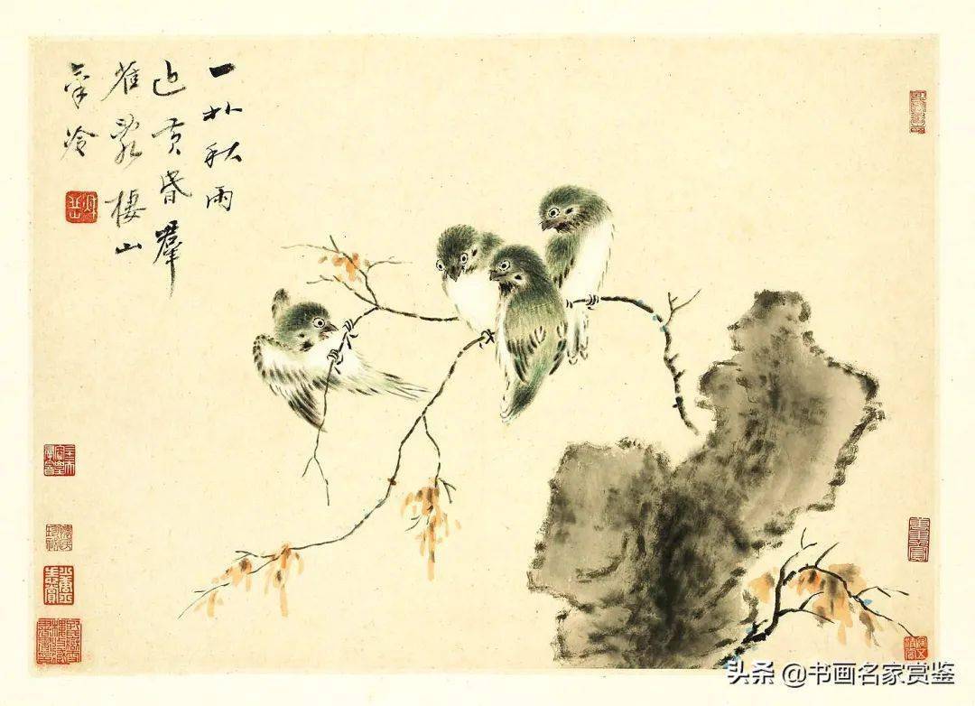 清中叶花鸟画之中坚对后世扬州派海派花鸟产生莫大影响华岩